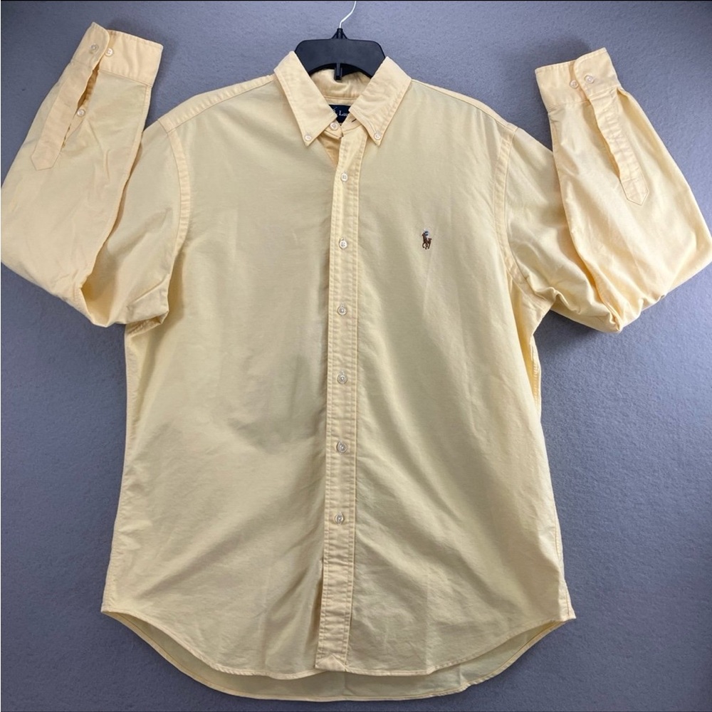 Polo Ralph Lauren Button Down Shirt- Classic Fit Yellow